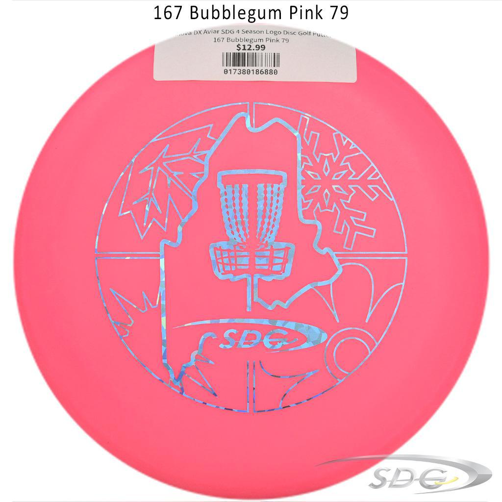 innova-dx-aviar-sdg-4-season-logo-disc-golf-putter 167 Bubblegum Pink 79 