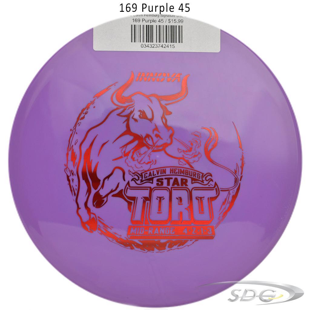 innova-star-toro-calvin-heimburg-signature-disc-golf-mid-range 169 Purple 45 