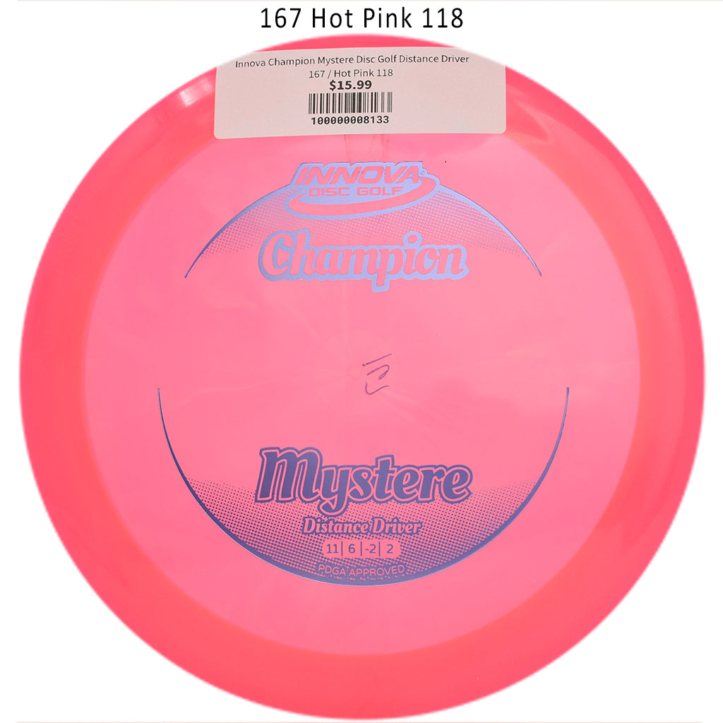 innova-champion-mystere-disc-golf-distance-driver 168 Red 127 
