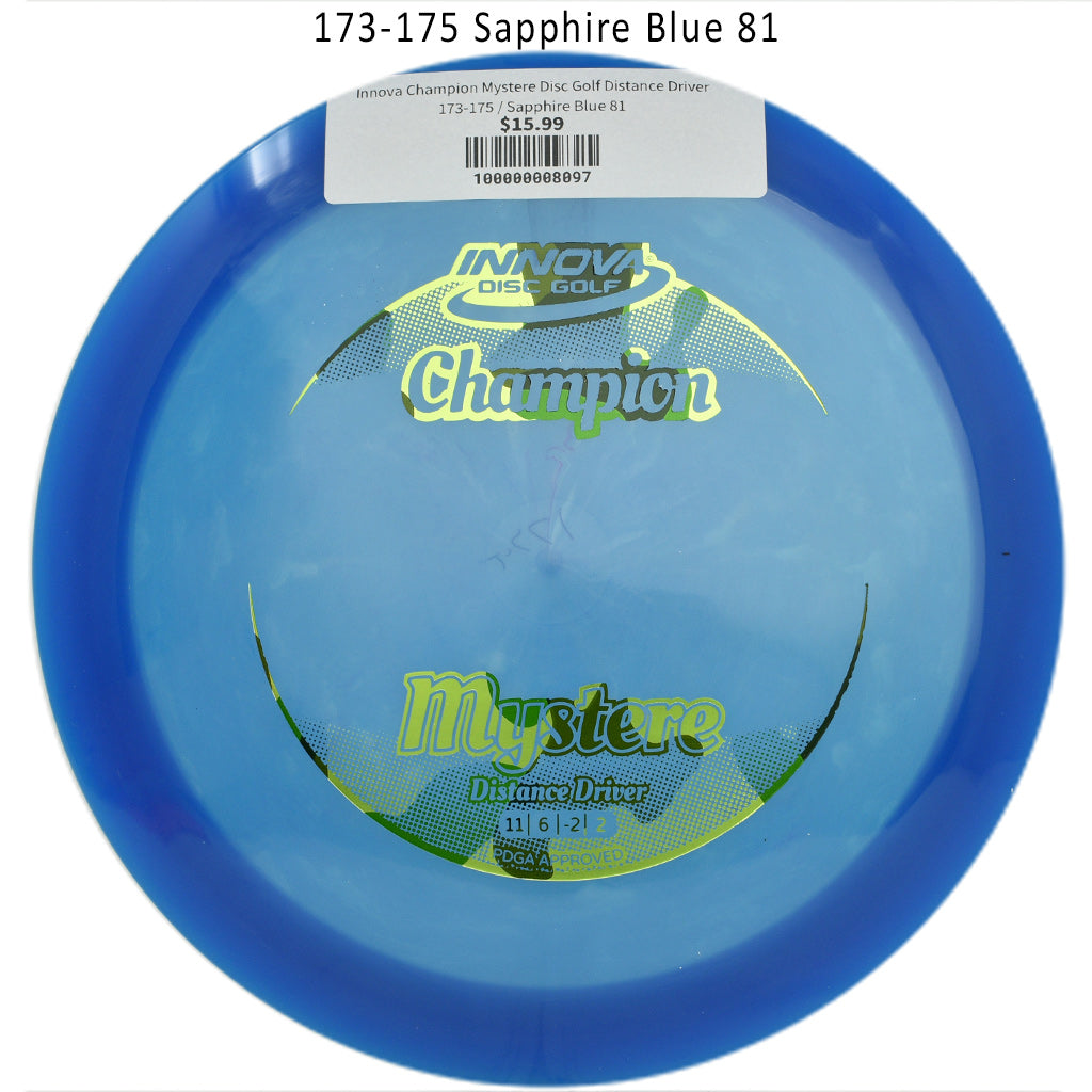 innova-champion-mystere-disc-golf-distance-driver 173-175 Sapphire Blue 81 