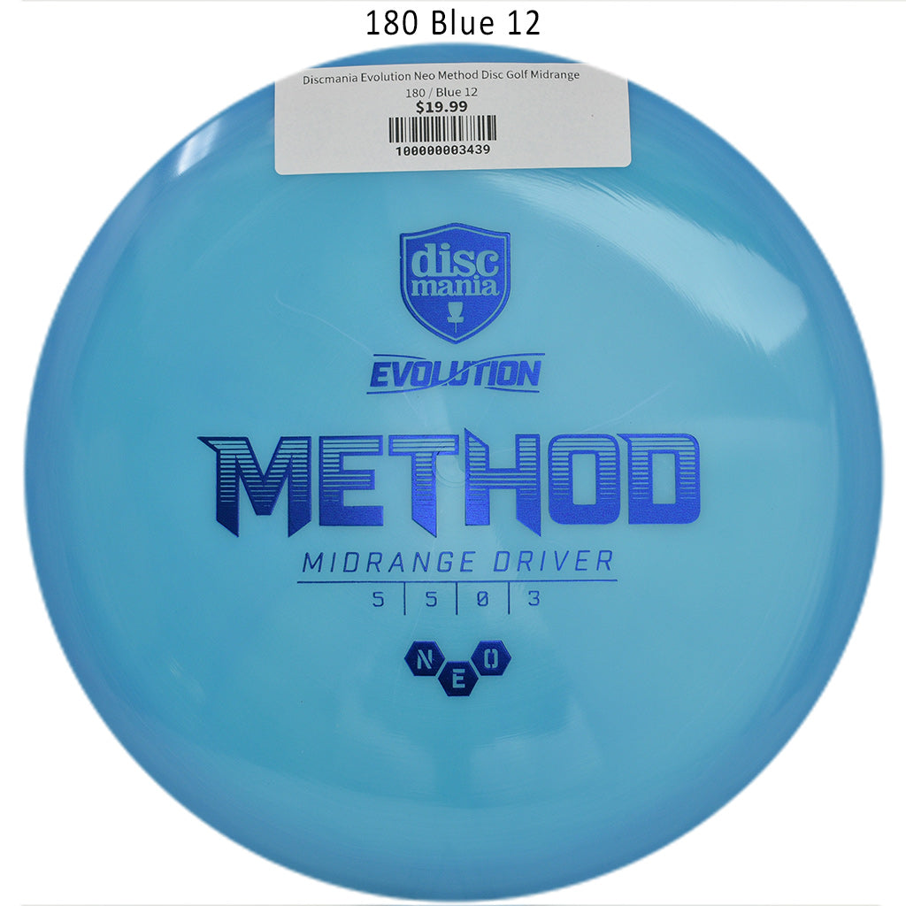 discmania-evolution-neo-method-disc-golf-midrange 180 Blue 12