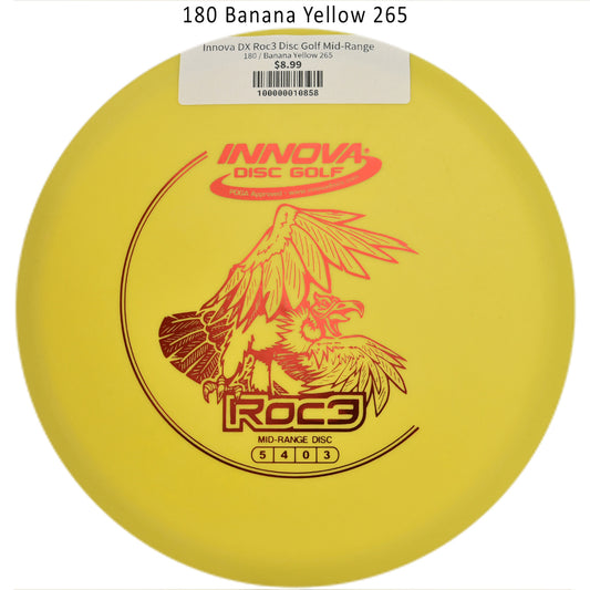 innova-dx-roc3-disc-golf-mid-range 180 Banana Yellow 265 