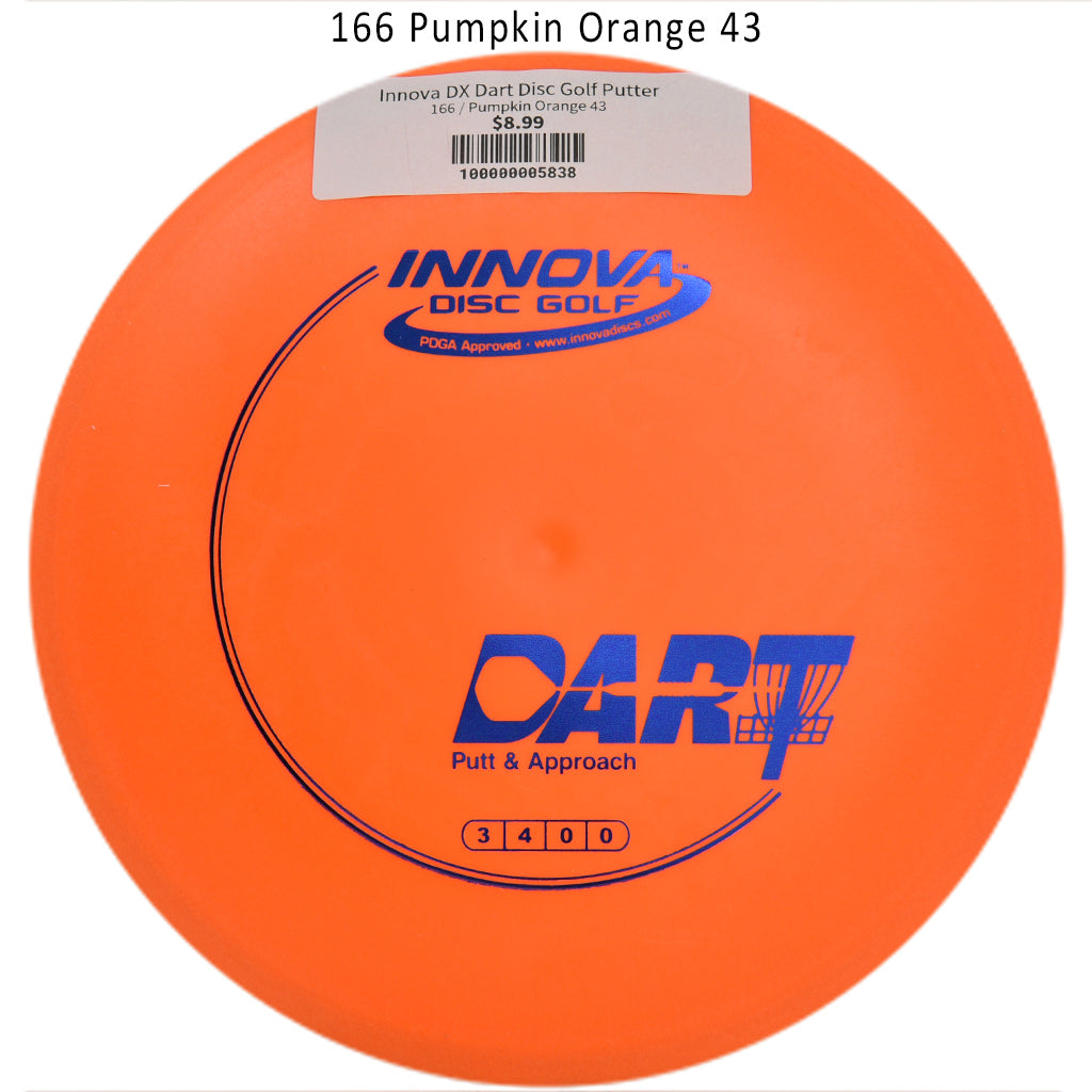 innova-dx-dart-disc-golf-putter 166 Pumpkin Orange 43