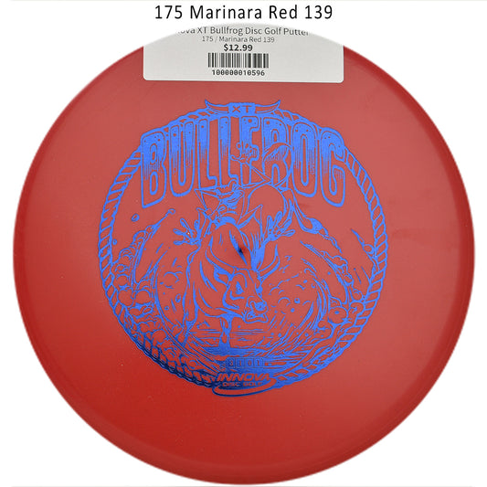 innova-xt-bullfrog-disc-golf-putter 175 Marinara Red 139