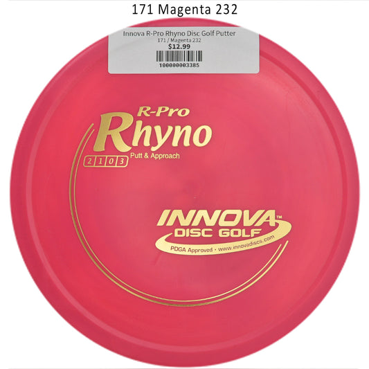 innova-r-pro-rhyno-disc-golf-putter 171 Magenta 232