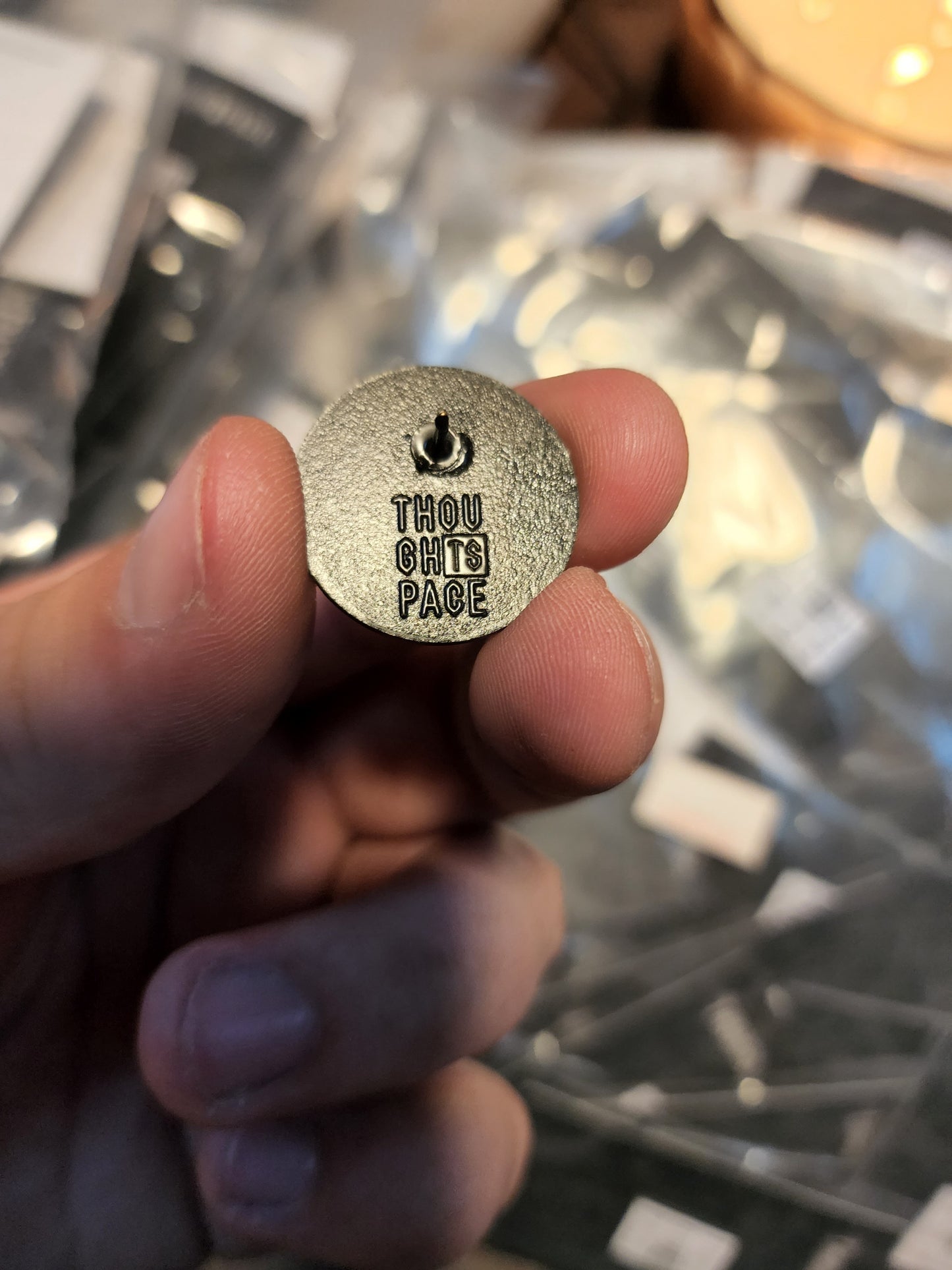 Back View of round TSA Pins