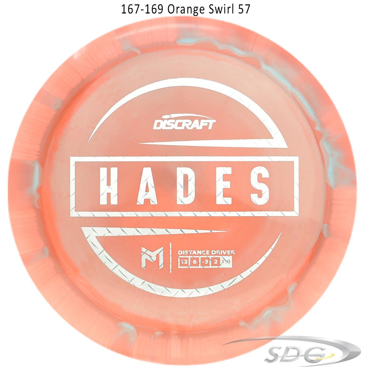 discraft-esp-hades-paul-mcbeth-signature-series-disc-golf-distance-driver 167-169 Orange Swirl 57