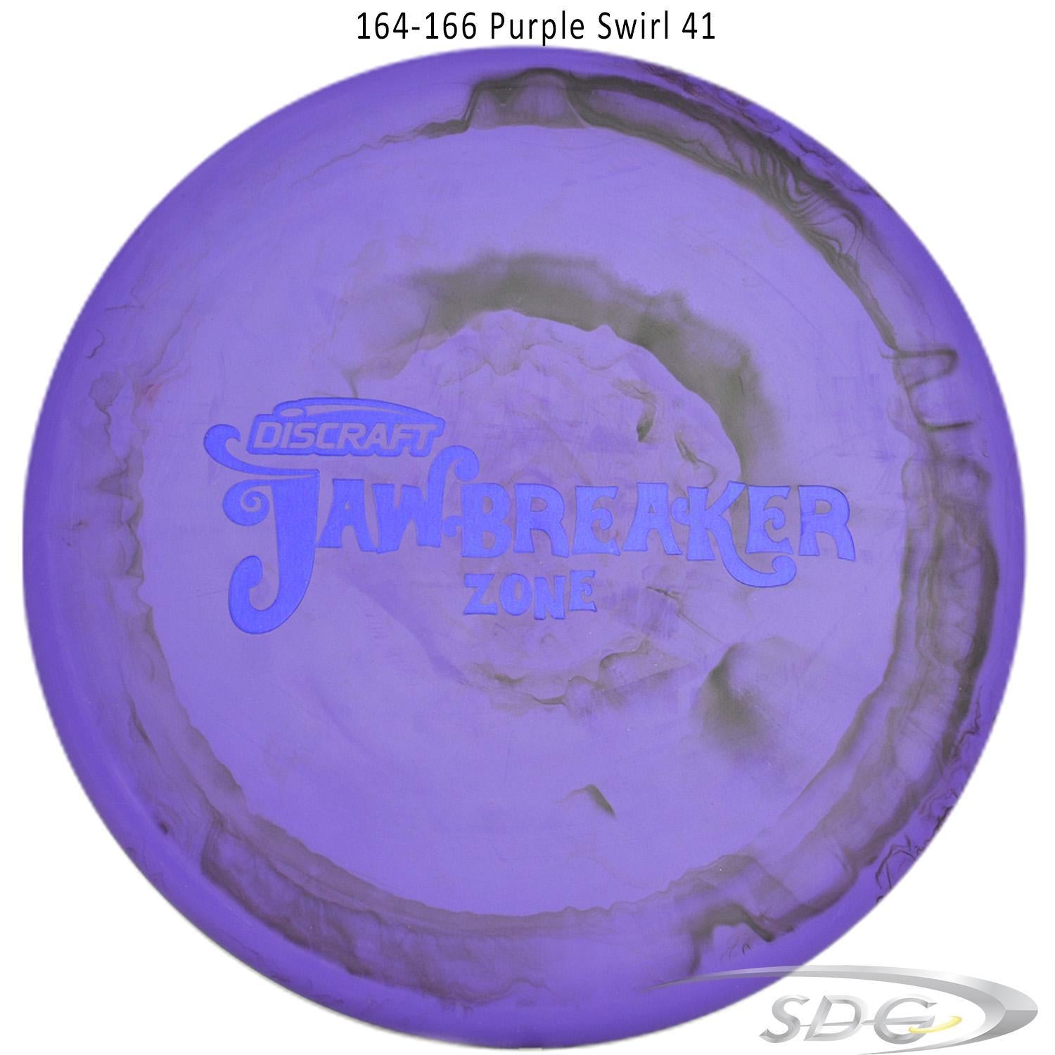 discraft-jawbreaker-zone-disc-golf-putter-169-160-weights 164-166 Purple Swirl 41 