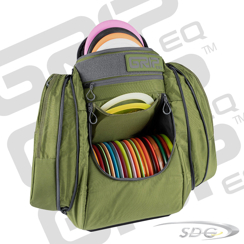 gripeq-ax6-2024-series-disc-golf-bag moss