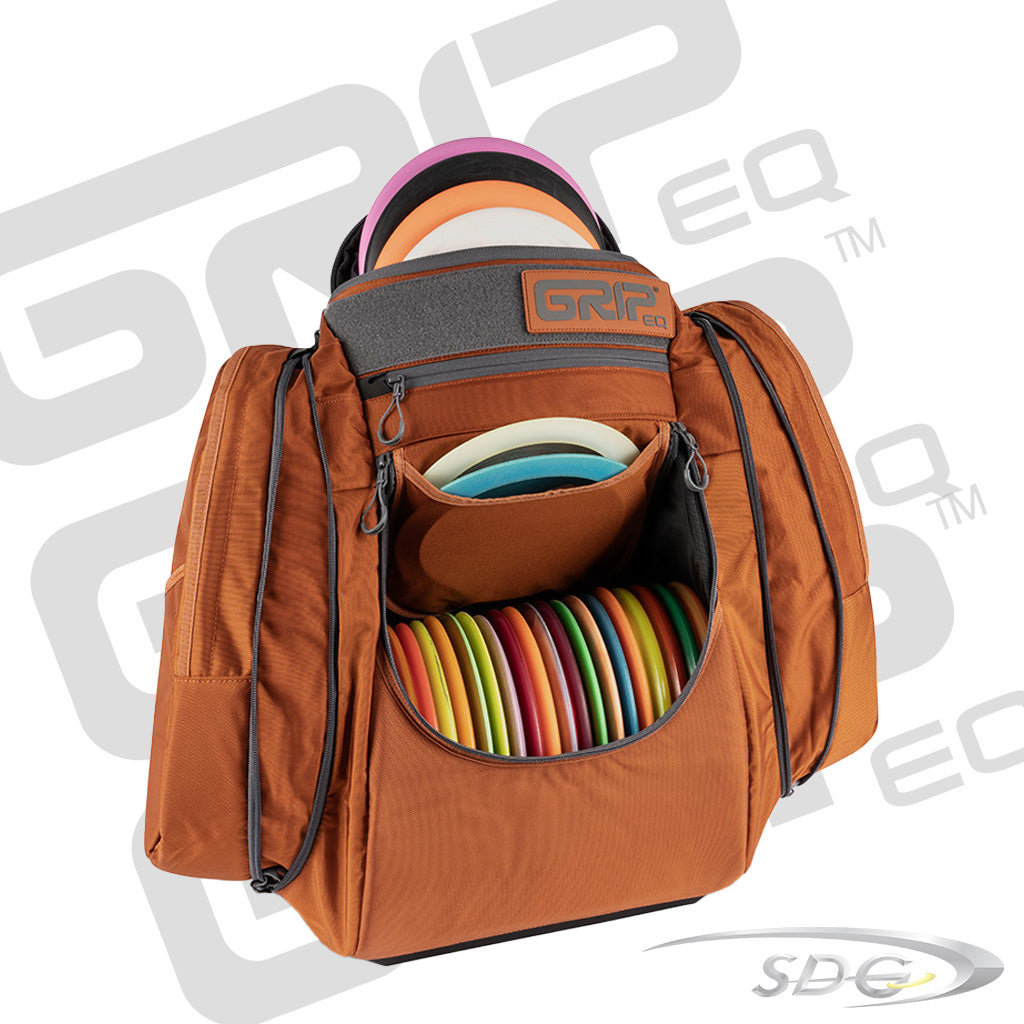 gripeq-ax6-2024-series-disc-golf-bag Rust 