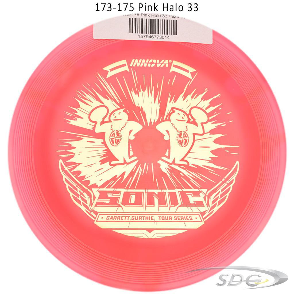 innova-halo-champion-sonic-glow-2023-garrett-gurthie-tour-series-disc-golf-putter 173-175 Pink Halo 33 