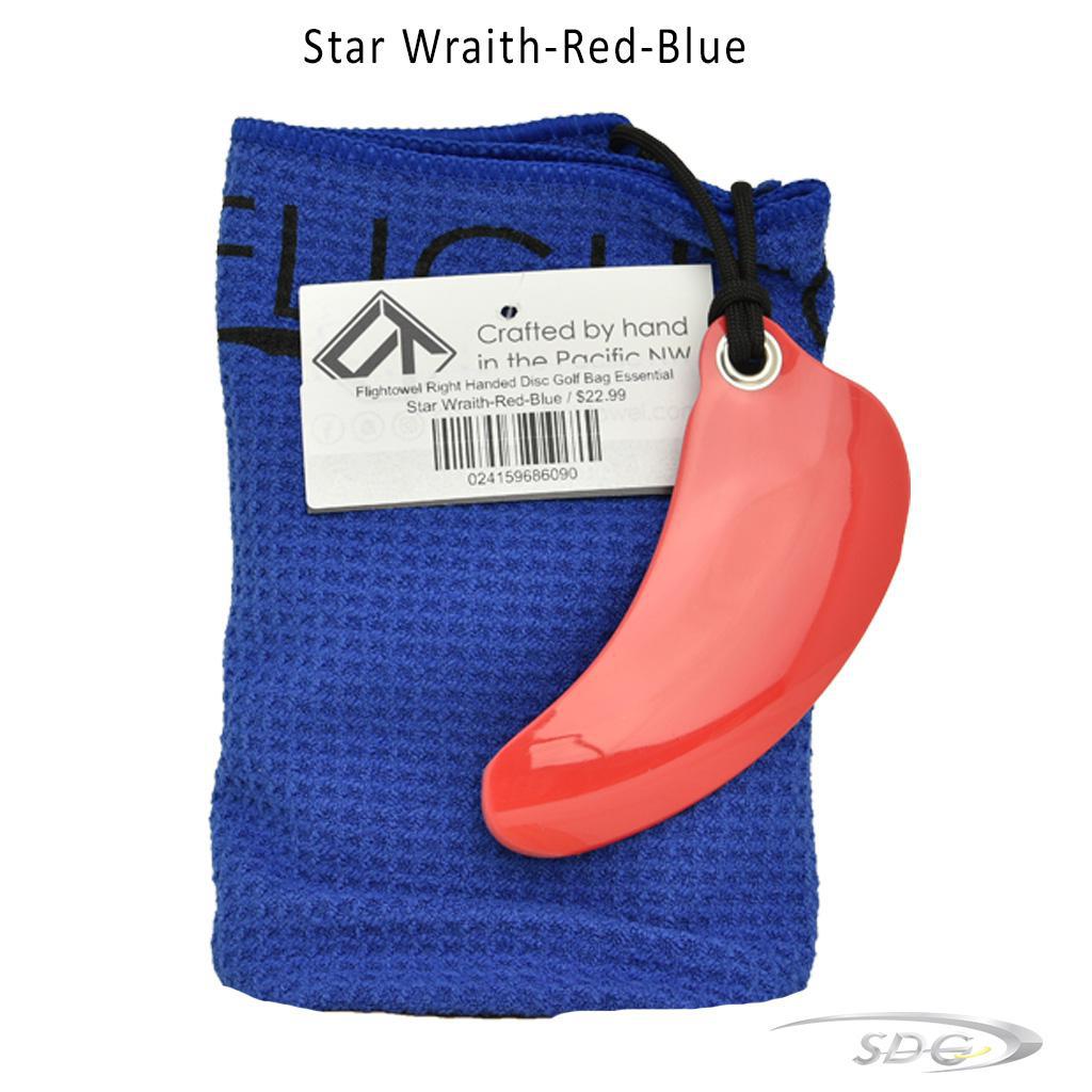 flightowel-right-handed-disc-golf-bag-essential Star Wraith-Red-Blue 