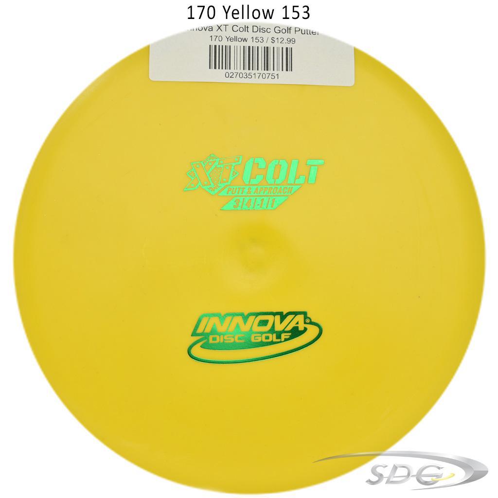 innova-xt-colt-disc-golf-putter 170 Yellow 153 