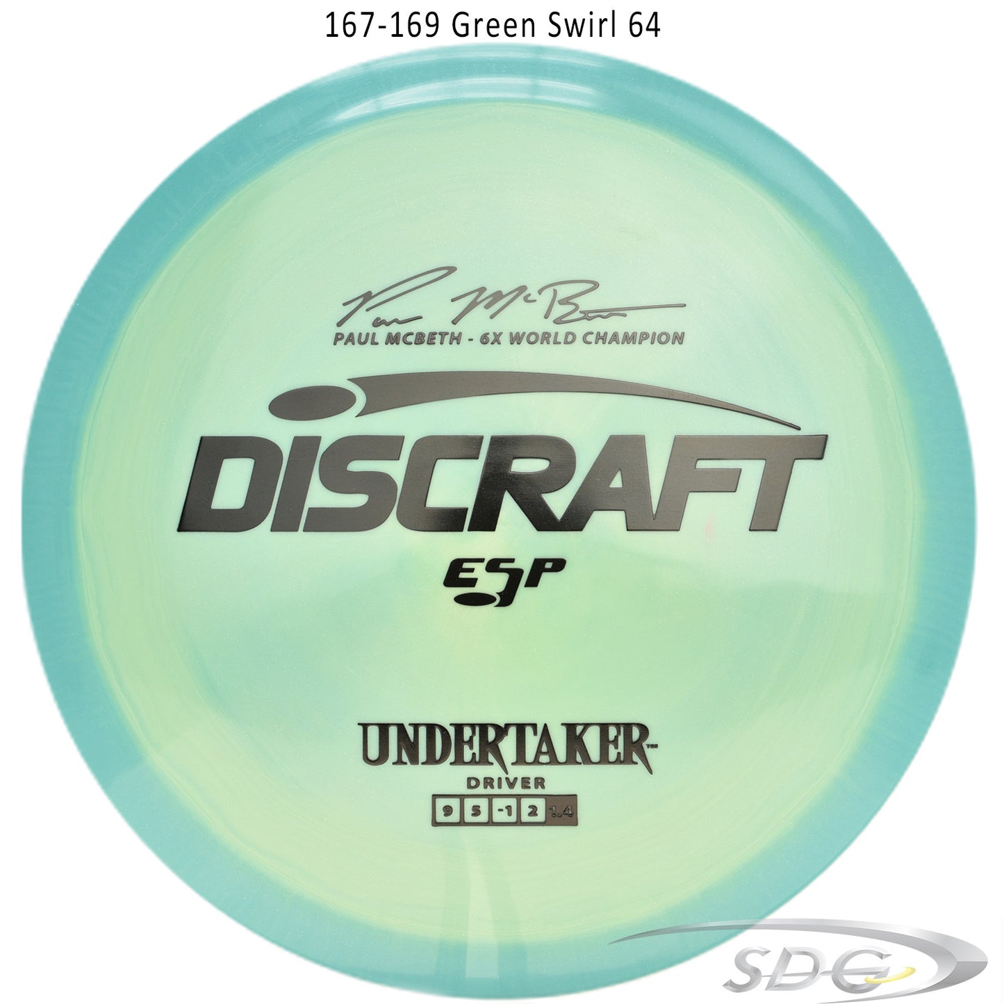 Discraft ESP Undertaker 6X Paul McBeth Signature Series Disc Golf Distance Driver