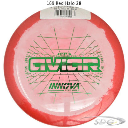 innova-halo-star-aviar-disc-golf-putter 169 Red Halo 28 