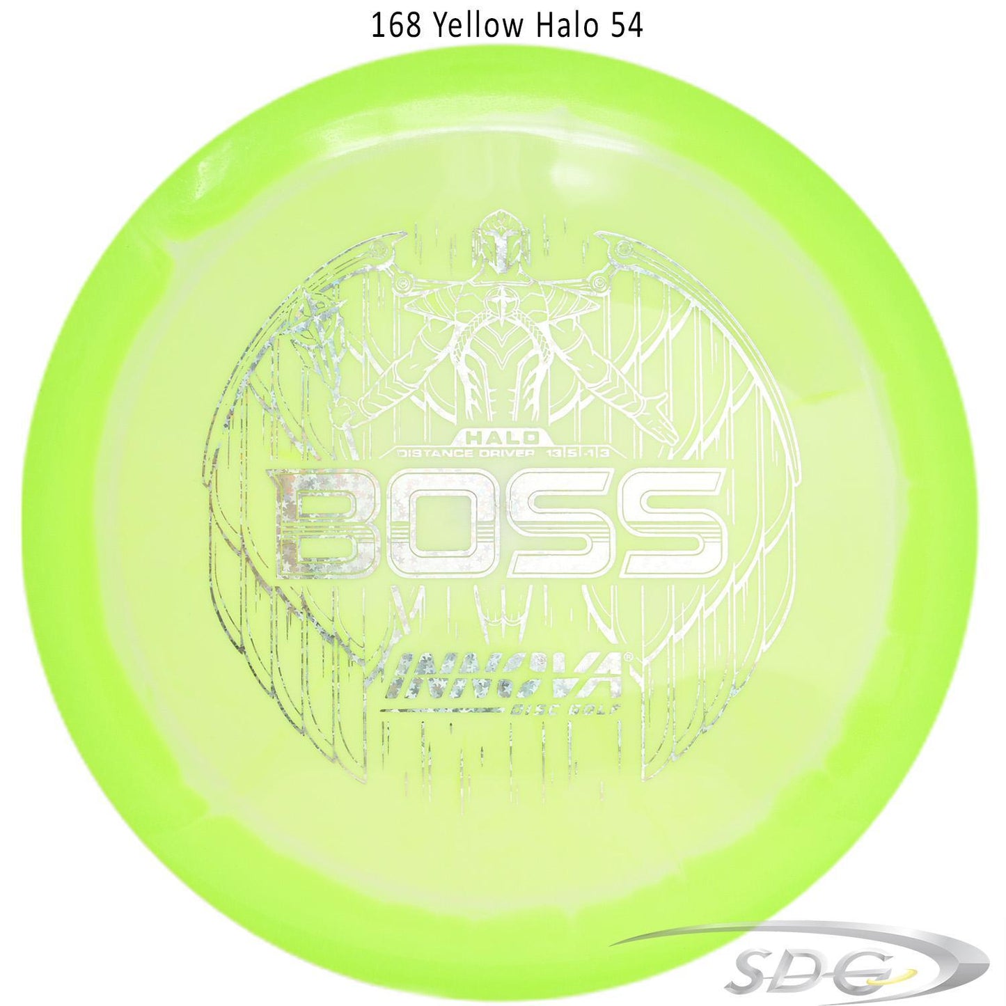 innova-halo-star-boss-disc-golf-distance-driver 168 Yellow Halo 54 