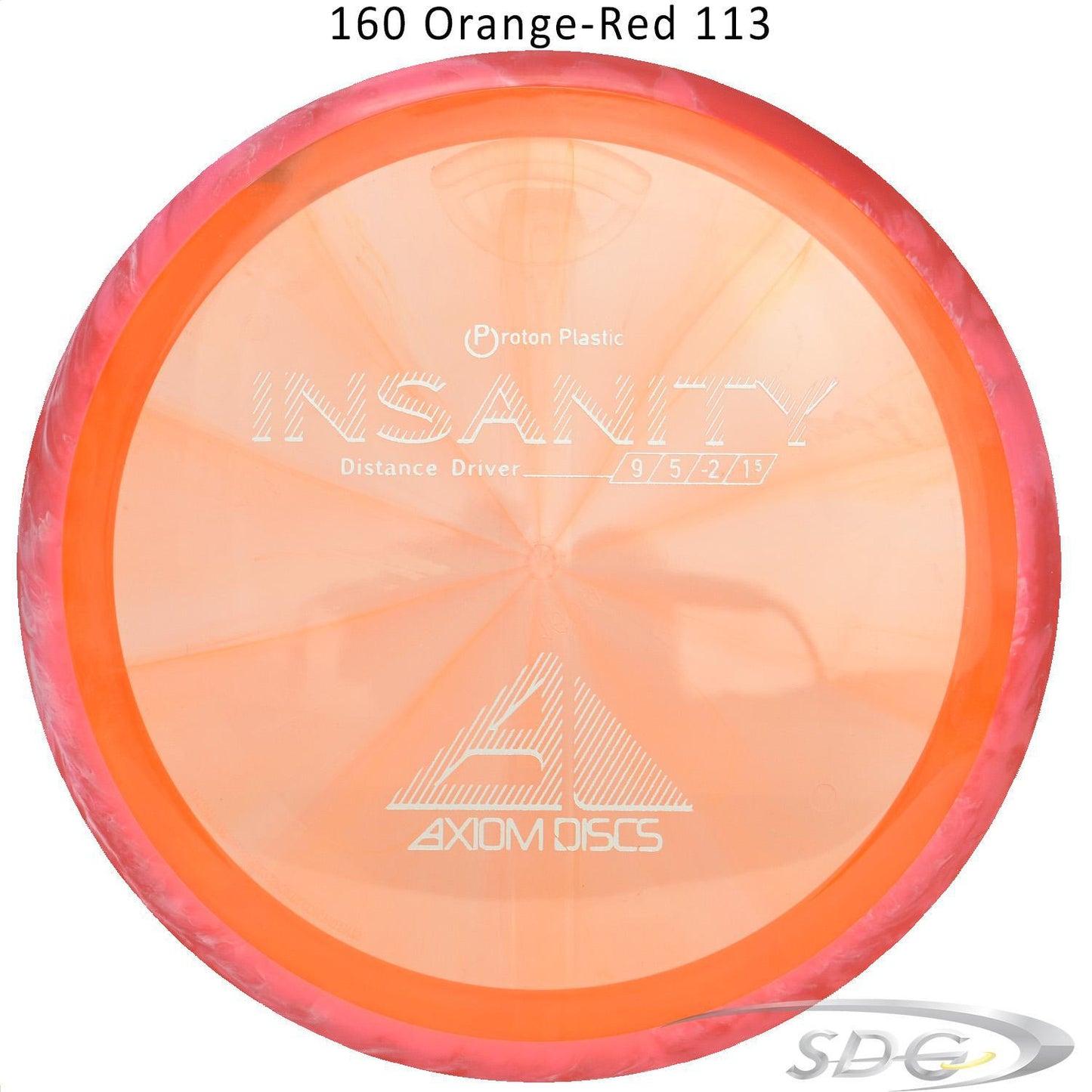axiom-proton-insanity-disc-golf-distance-driver 160 Orange-Red 113 