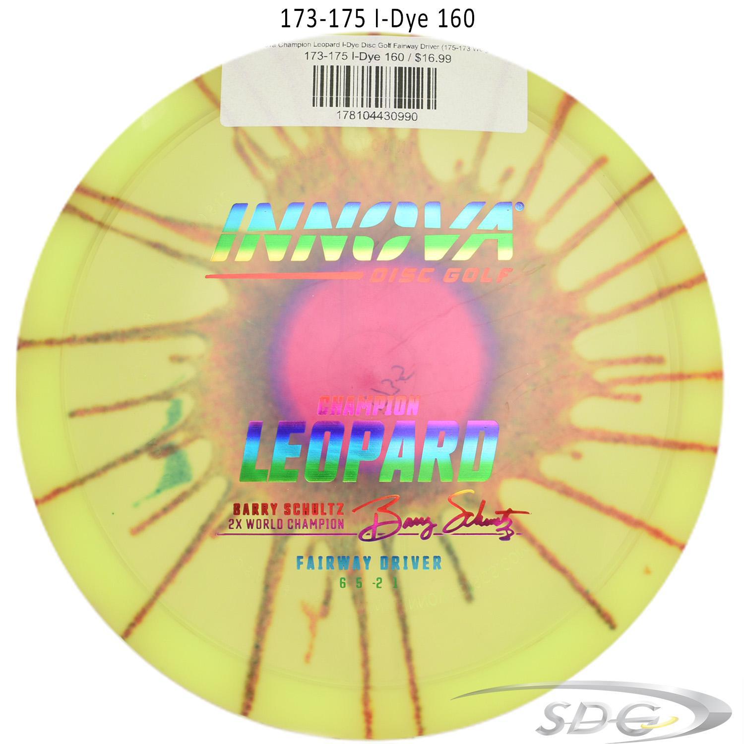 innova-champion-leopard-i-dye-disc-golf-fairway-driver 173-175 I-Dye 160 