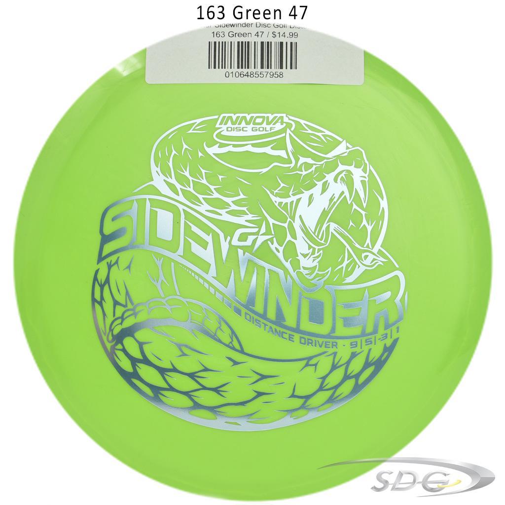 innova-gstar-sidewinder-disc-golf-distance-driver 163 Green 47 