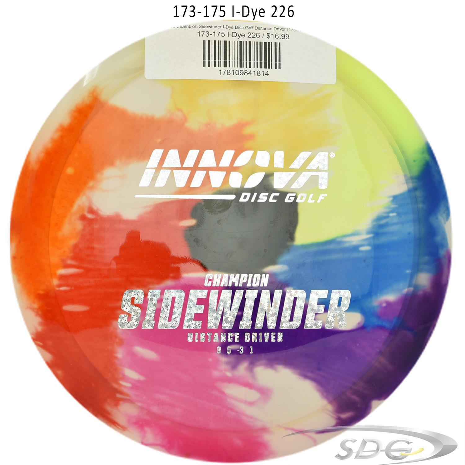 innova-champion-sidewinder-i-dye-disc-golf-distance-driver 173-175 I-Dye 226 