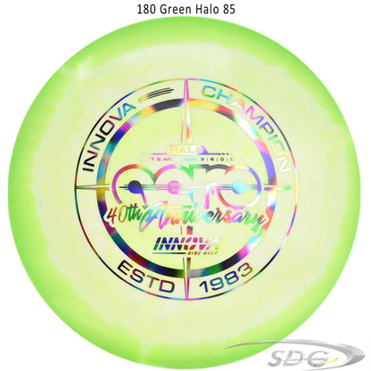 innova-halo-star-aero-40th-anniversary-le-disc-golf-putter 180 Green Halo 85 