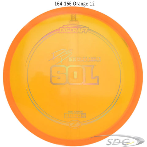 Discraft Z Line Sol Paige Pierce Signature Disc Golf Mid-Range (169-160 Weights)