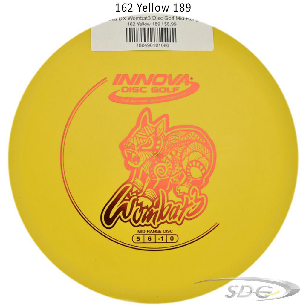 innova-dx-wombat3-disc-golf-mid-range 162 Yellow 189 