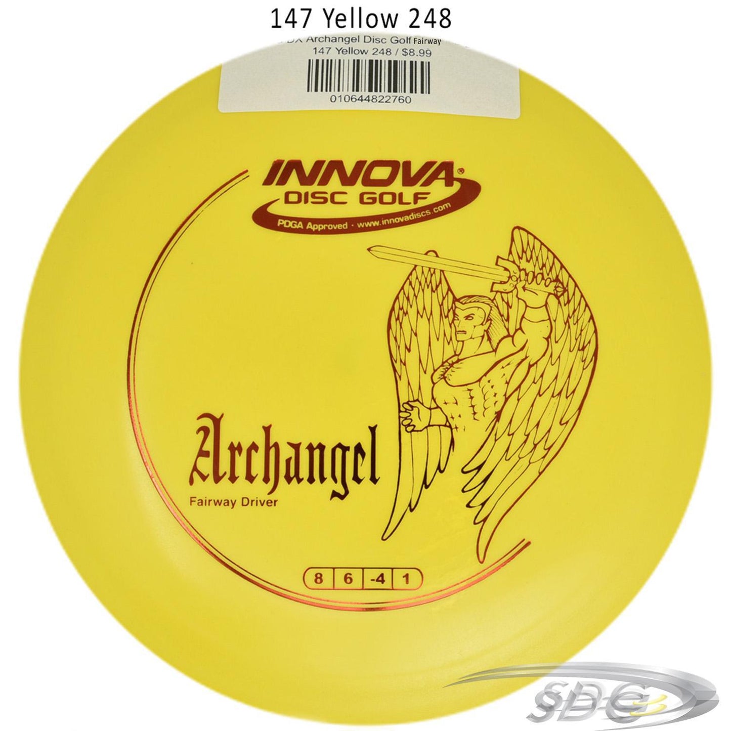 innova-dx-archangel-disc-golf-fairway-driver 147 Yellow 248 