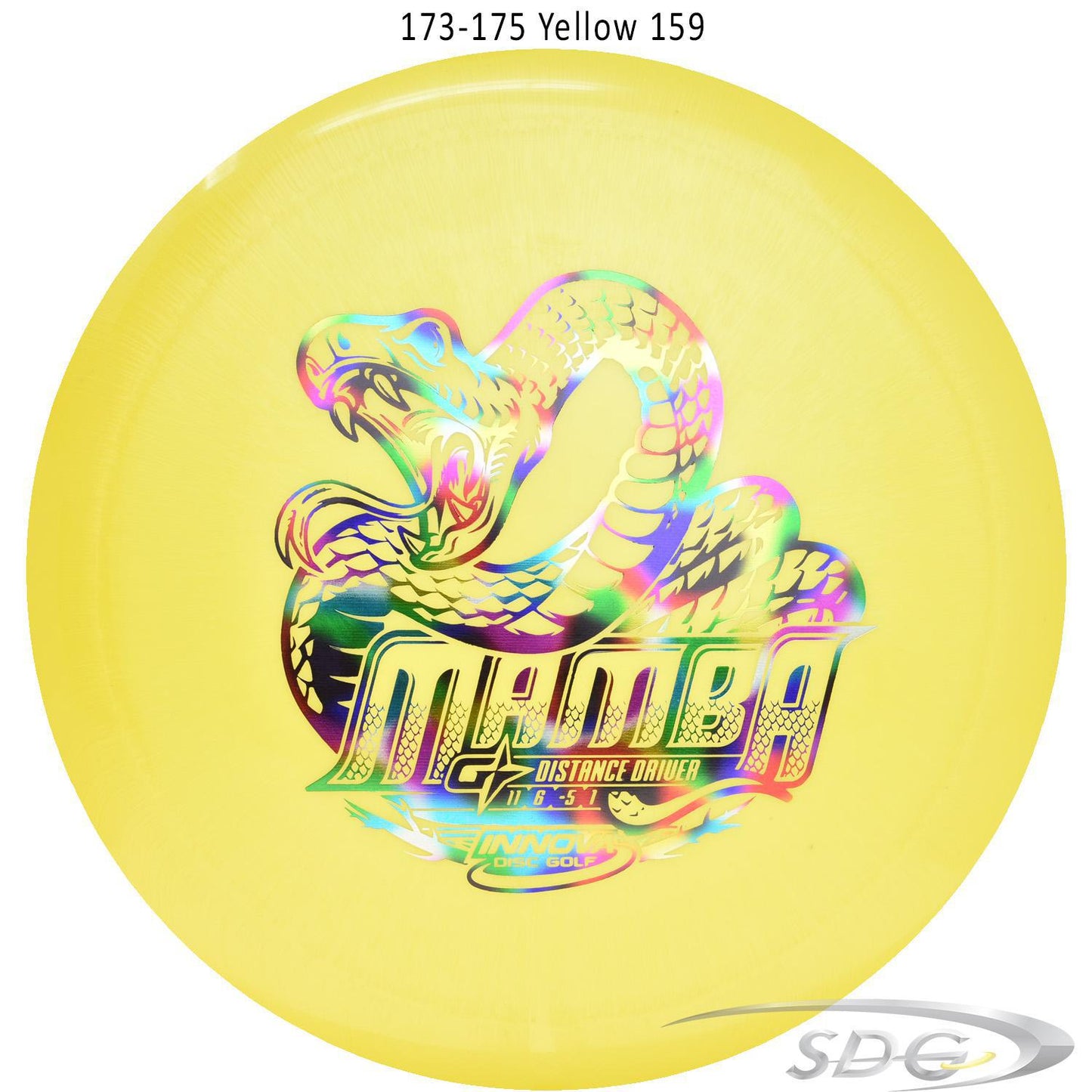 innova-gstar-mamba-disc-golf-distance-driver-175-173-weights 173-175 Yellow 159 