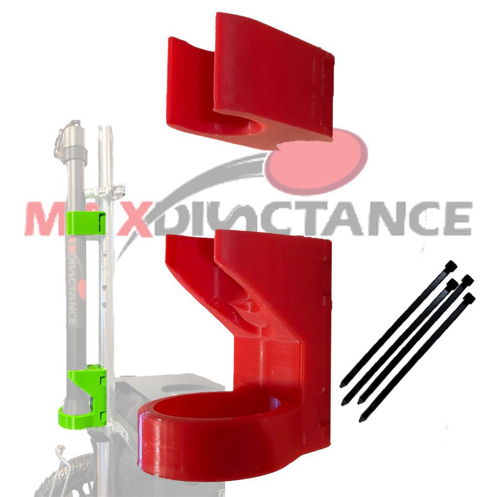 max-disctance-max-stick-cf20-cart-clips-disc-golf-accessories Red 