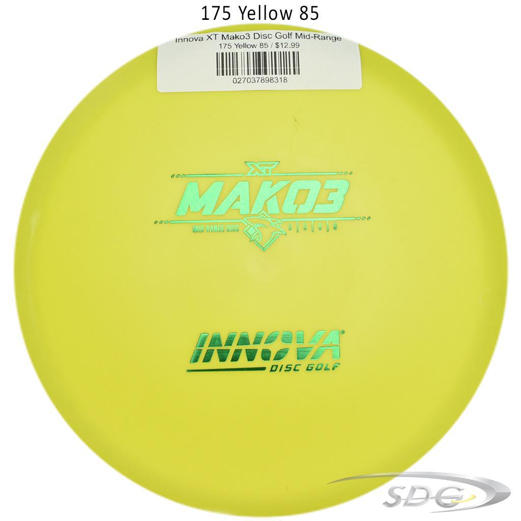 innova-xt-mako3-disc-golf-mid-range 175 Yellow 85 