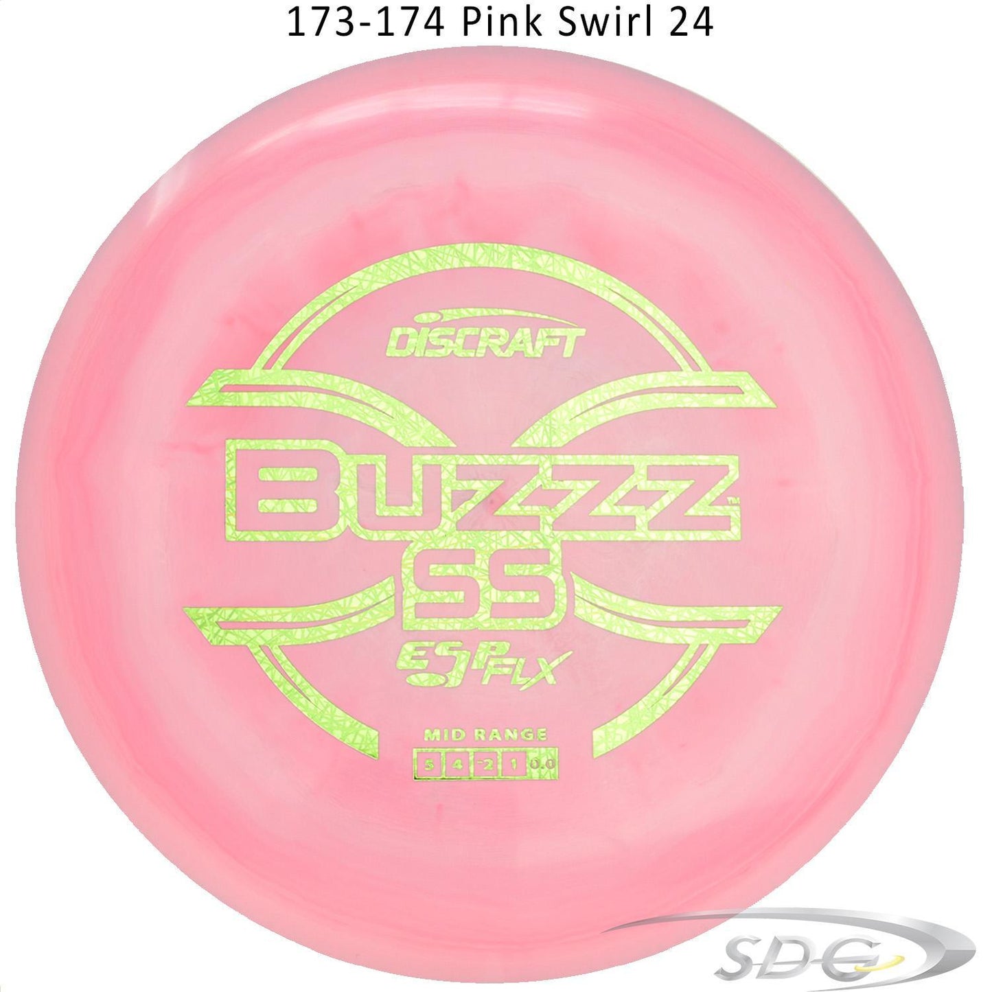 discraft-esp-flx-buzzz-ss-disc-golf-mid-range 173-174 Pink Swirl 24 