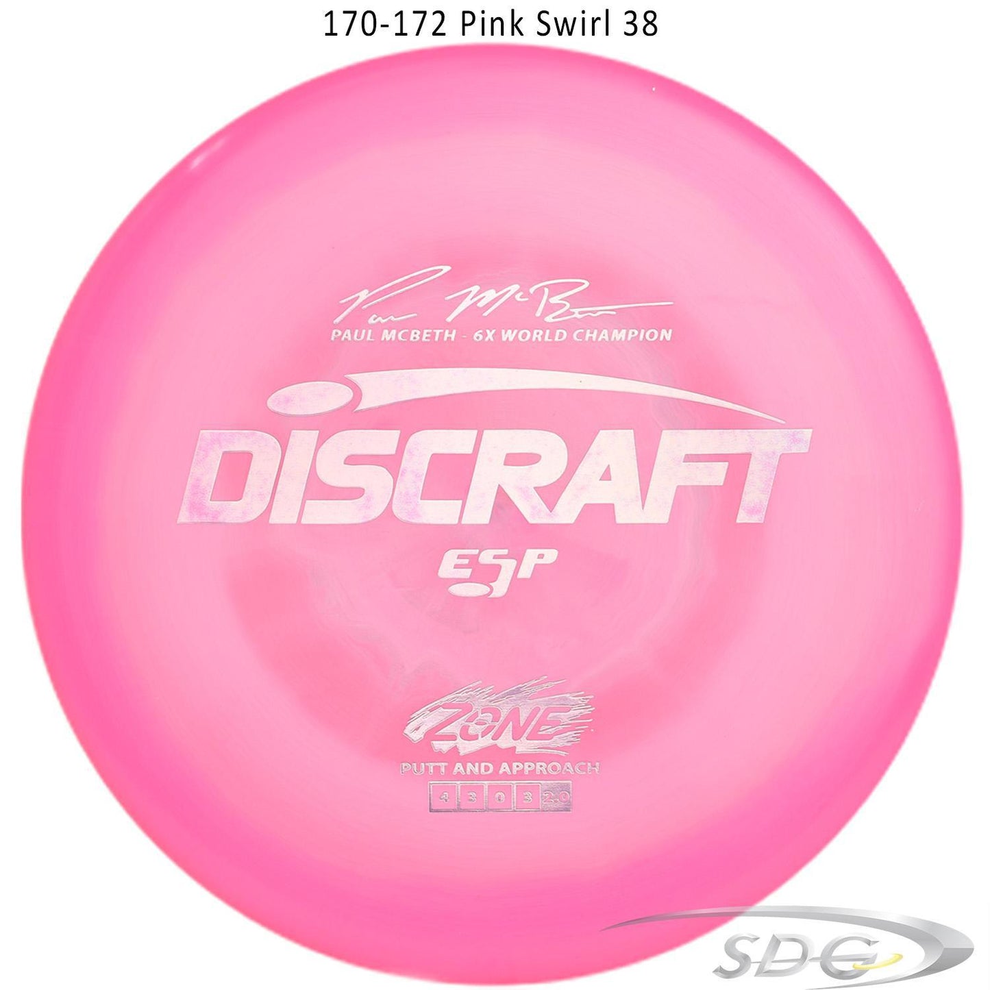 Discraft ESP Zone 6X Paul McBeth Signature Series Disc Golf Putter