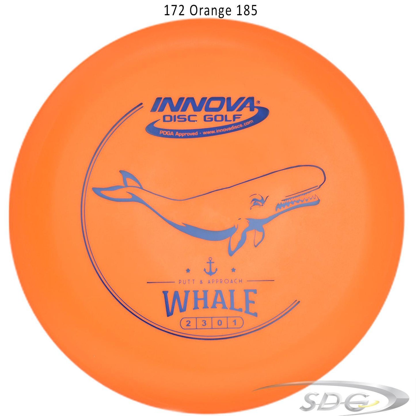 innova-dx-whale-disc-golf-putter 172 Orange 185 
