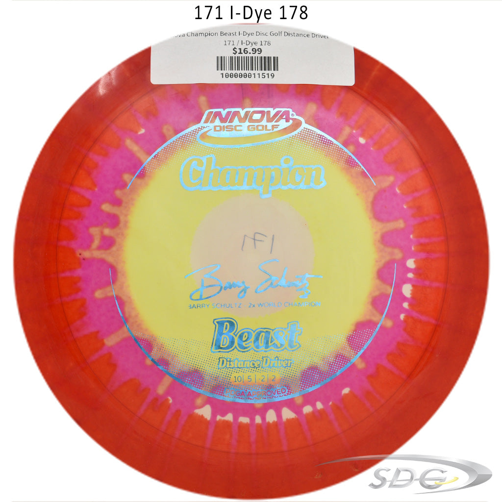innova-champion-beast-i-dye-disc-golf-distance-driver 171 I-Dye 178