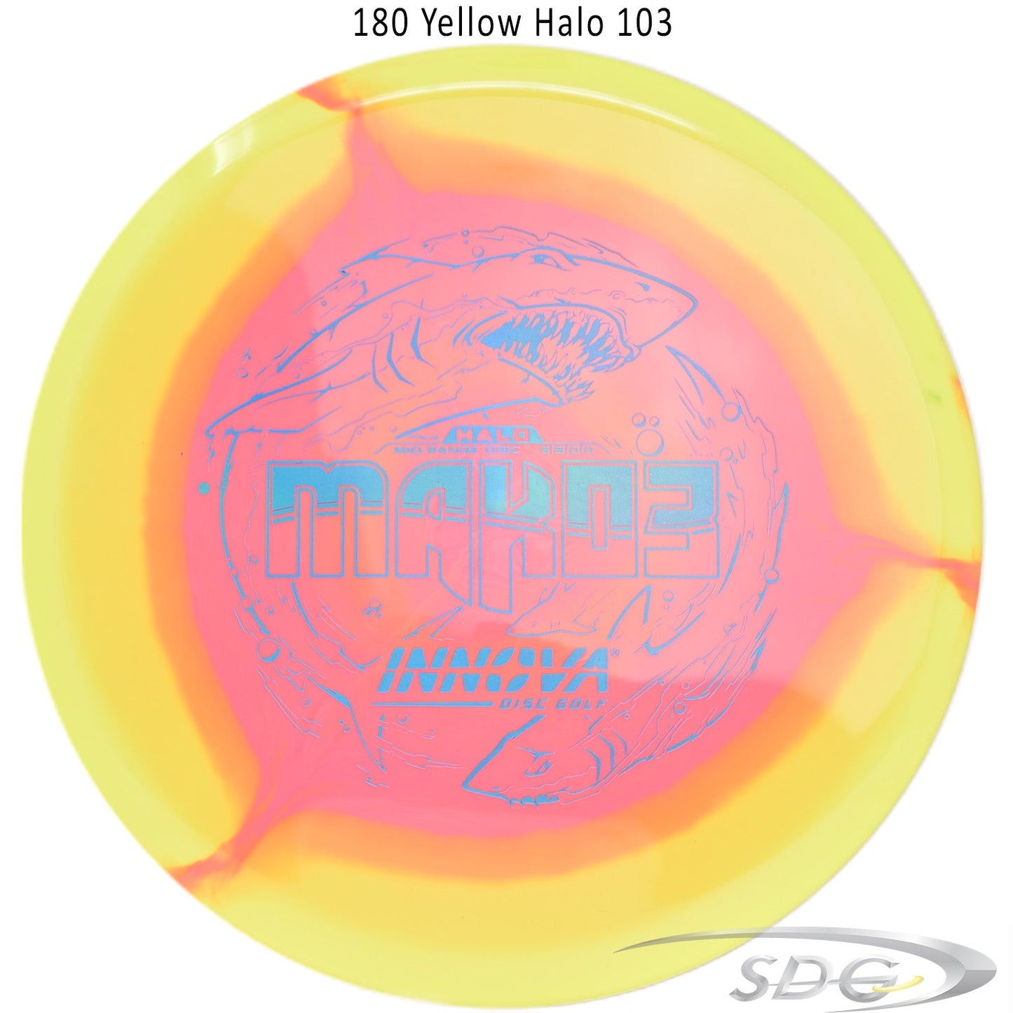 innova-halo-star-mako3-disc-golf-mid-range 180 Yellow Halo 103 