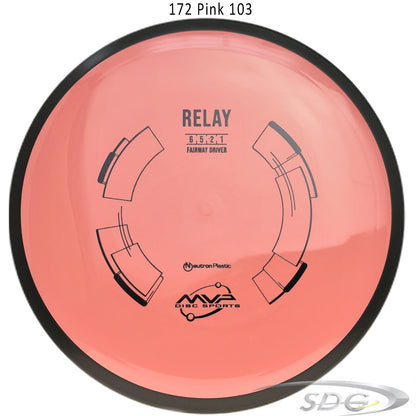 mvp-neutron-relay-disc-golf-fairway-driver 172 Pink 103 