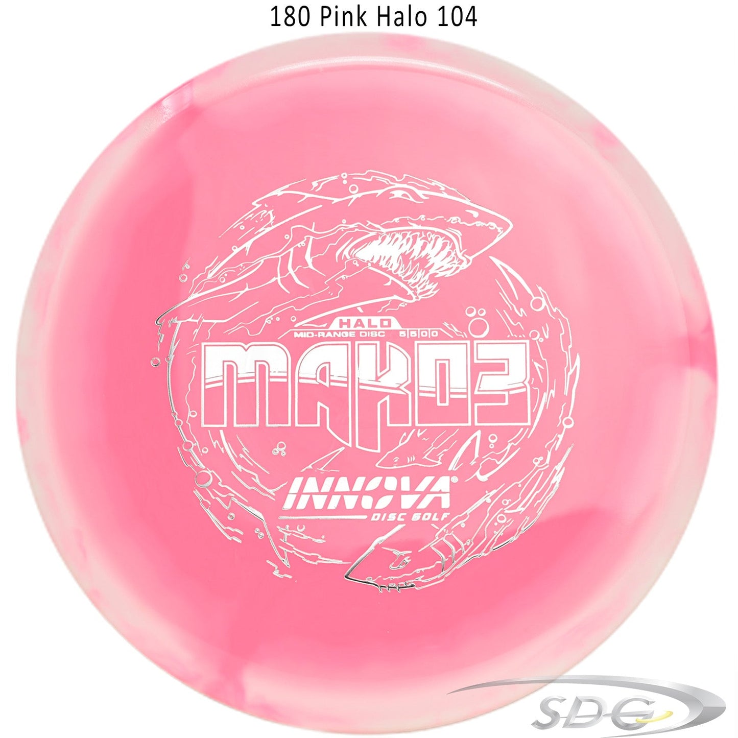 innova-halo-star-mako3-disc-golf-mid-range 180 Pink Halo 104 