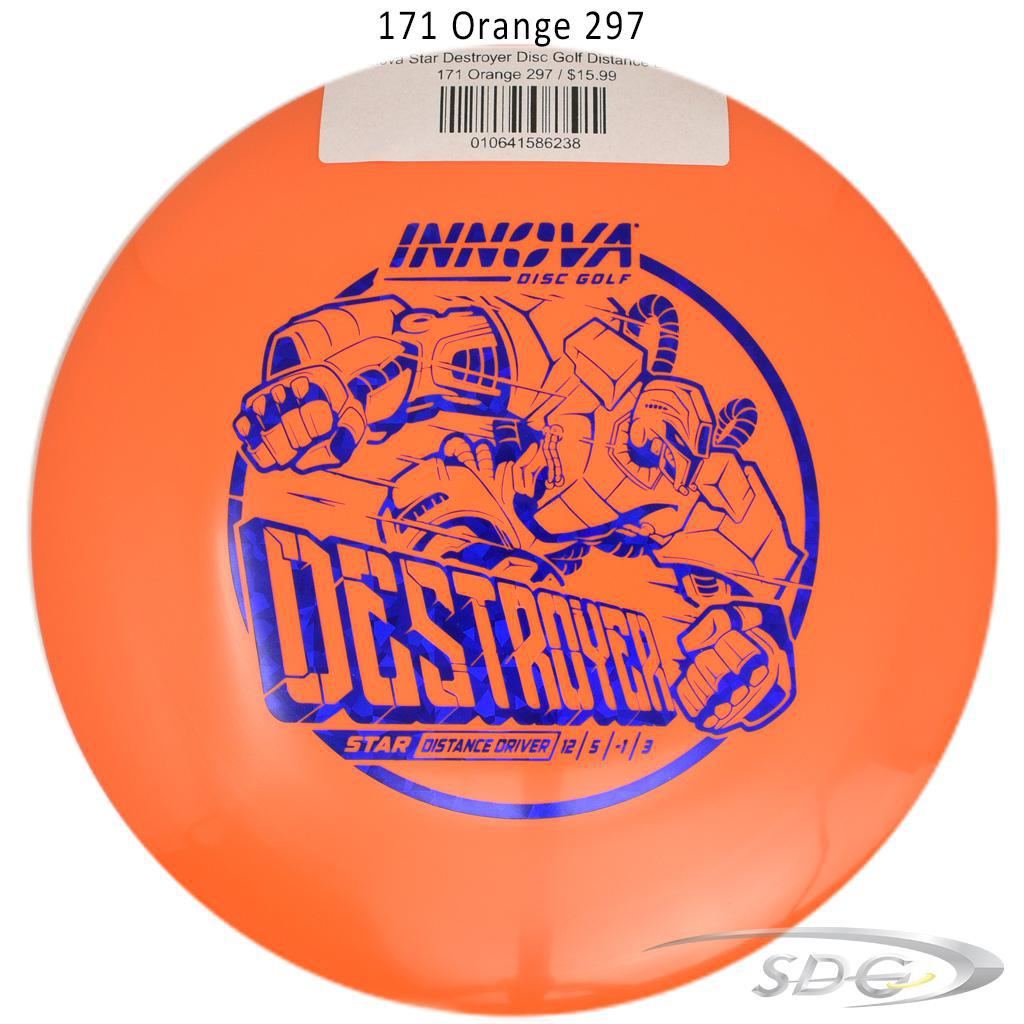 innova-star-destroyer-disc-golf-distance-driver 171 Orange 297 