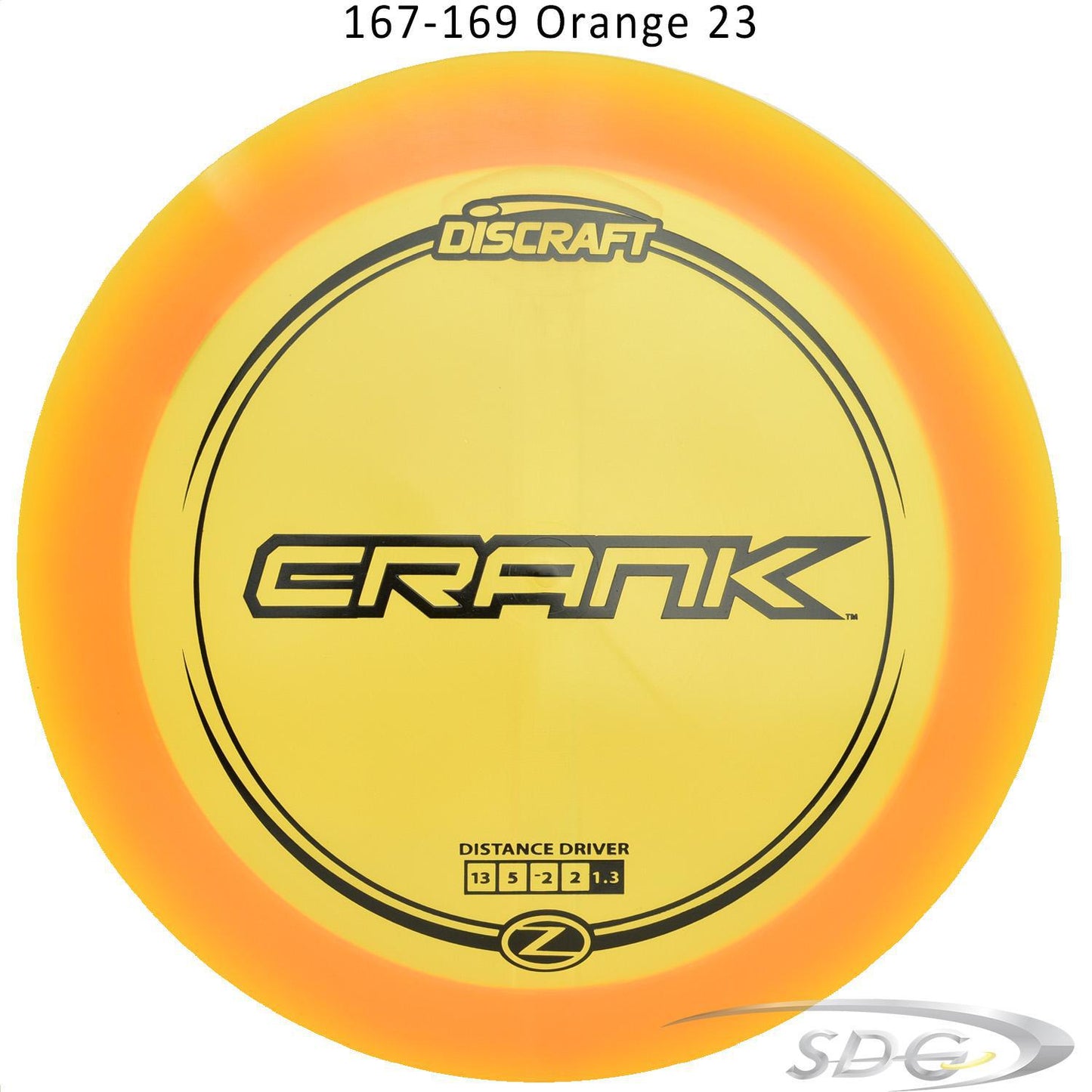 discraft-z-line-crank-disc-golf-distance-driver 167-169 Orange 23