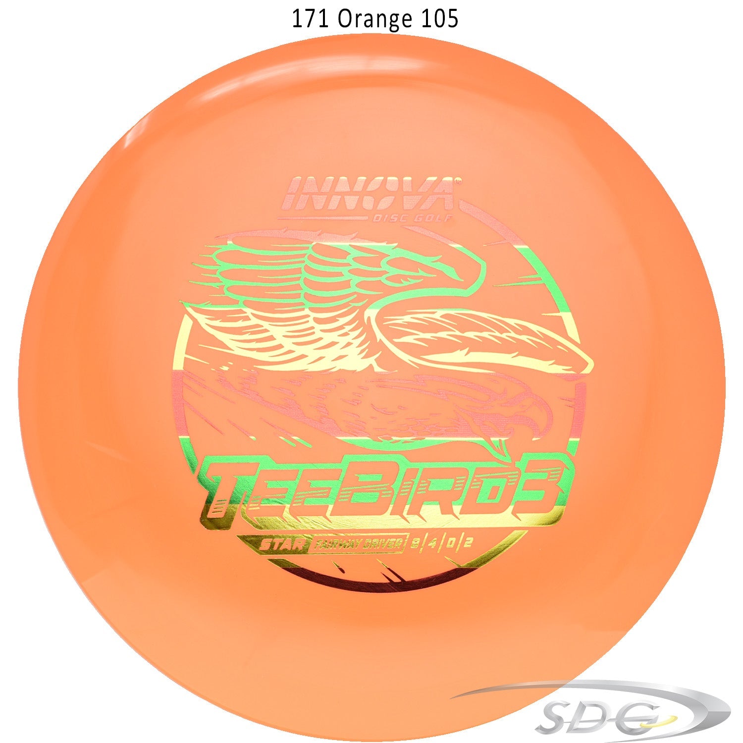 innova-star-teebird3-disc-golf-fairway-driver 171 Orange 105 