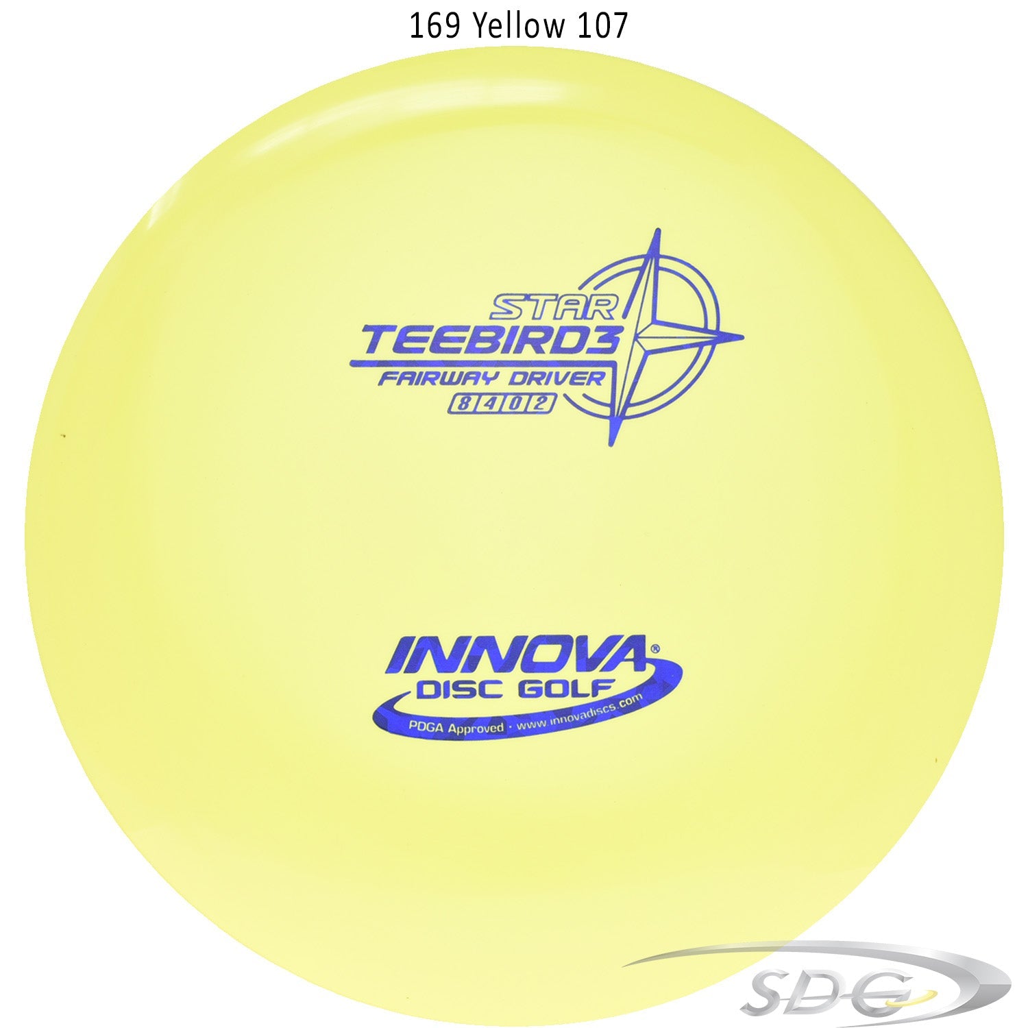 innova-star-teebird3-disc-golf-fairway-driver 169 Yellow 107 