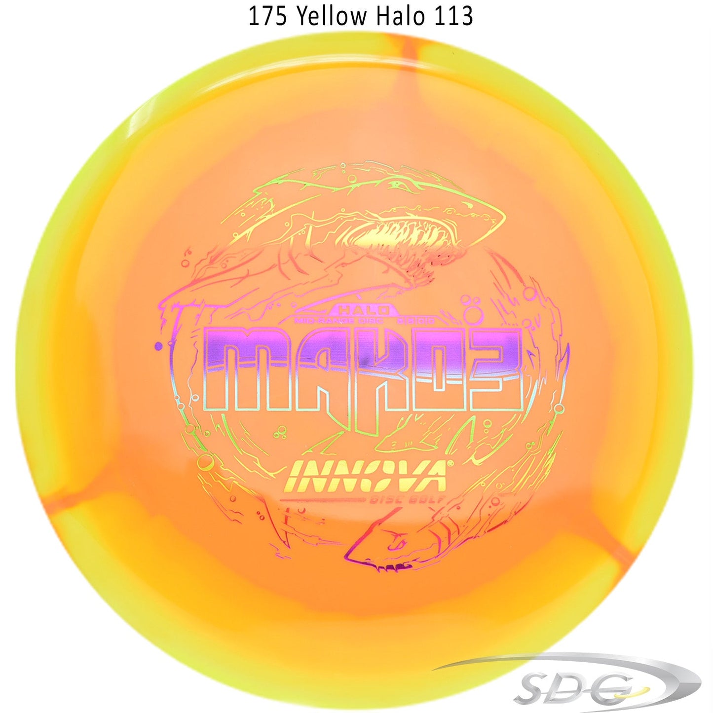 innova-halo-star-mako3-disc-golf-mid-range 175 Yellow Halo 113 