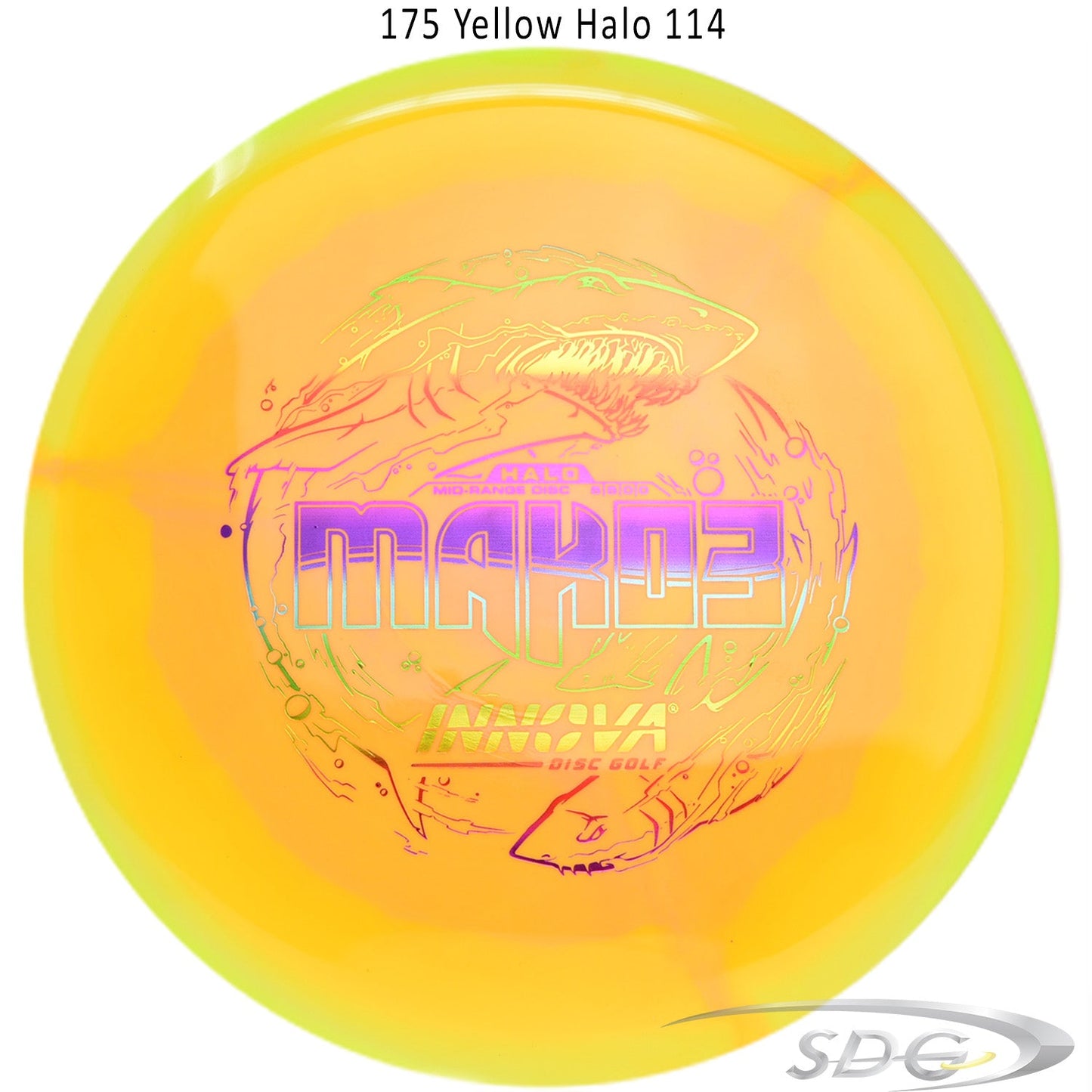 innova-halo-star-mako3-disc-golf-mid-range 175 Yellow Halo 114 