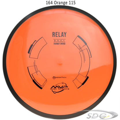 mvp-neutron-relay-disc-golf-fairway-driver 164 Orange 115 