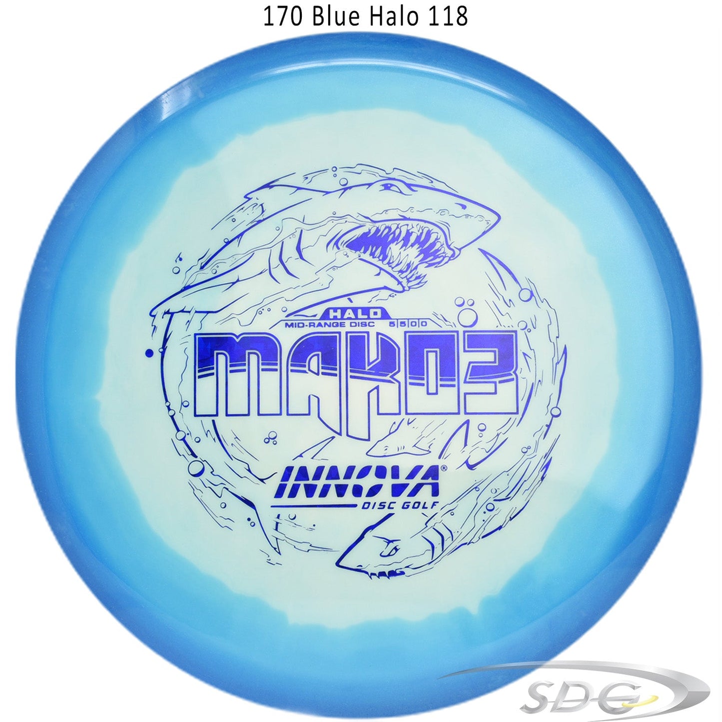 innova-halo-star-mako3-disc-golf-mid-range 170 Blue Halo 118 