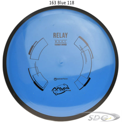 mvp-neutron-relay-disc-golf-fairway-driver 163 Blue 118 