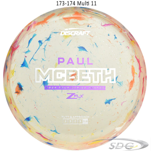 discraft-jawbreaker-z-flx-kratos-2024-paul-mcbeth-tour-series-disc-golf-putter 173-174 Multi 11 