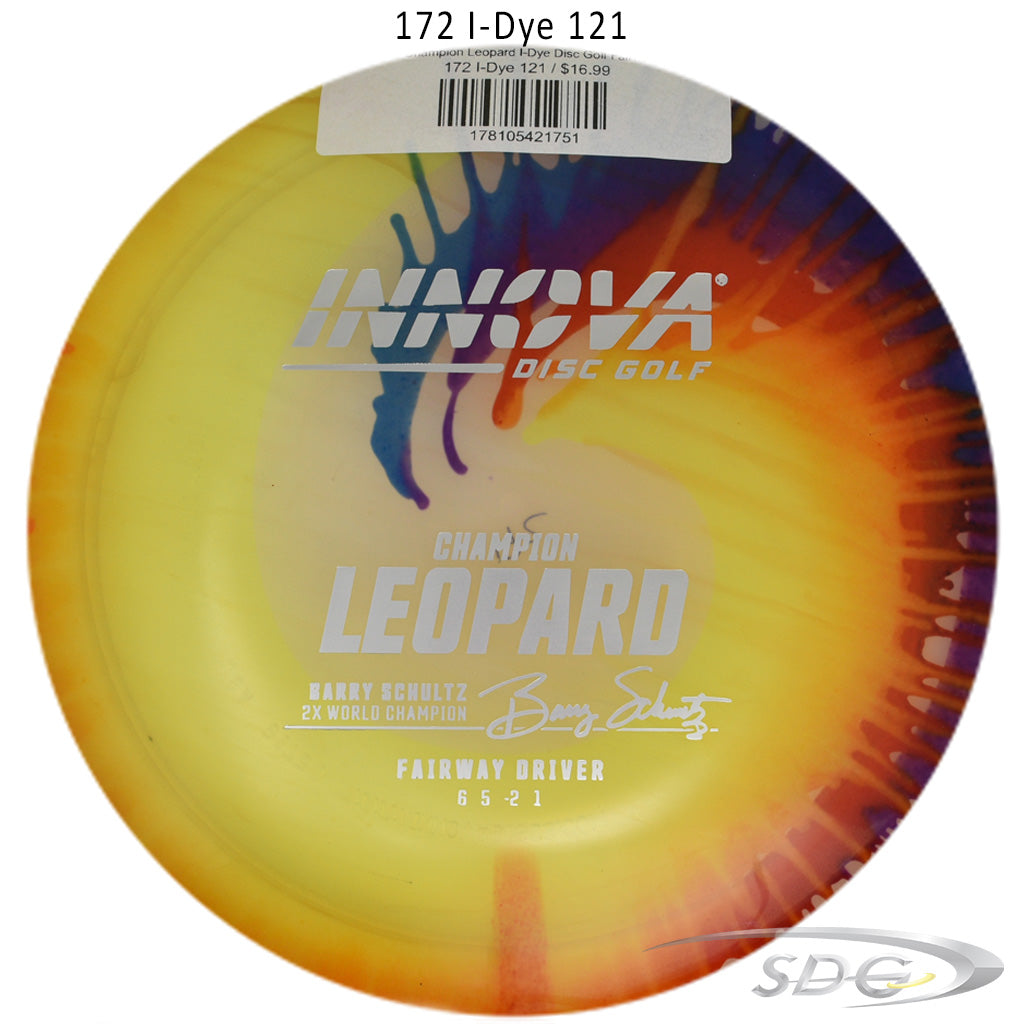 innova-champion-leopard-i-dye-disc-golf-fairway-driver 172 I-Dye 121 