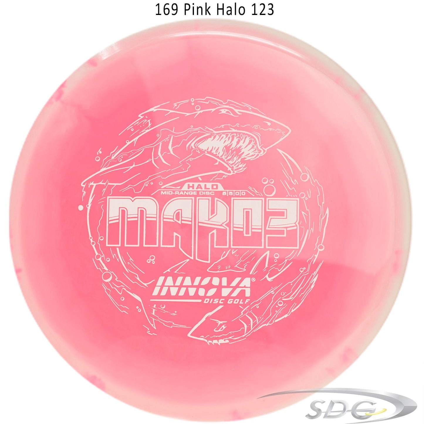 innova-halo-star-mako3-disc-golf-mid-range 169 Pink Halo 123 